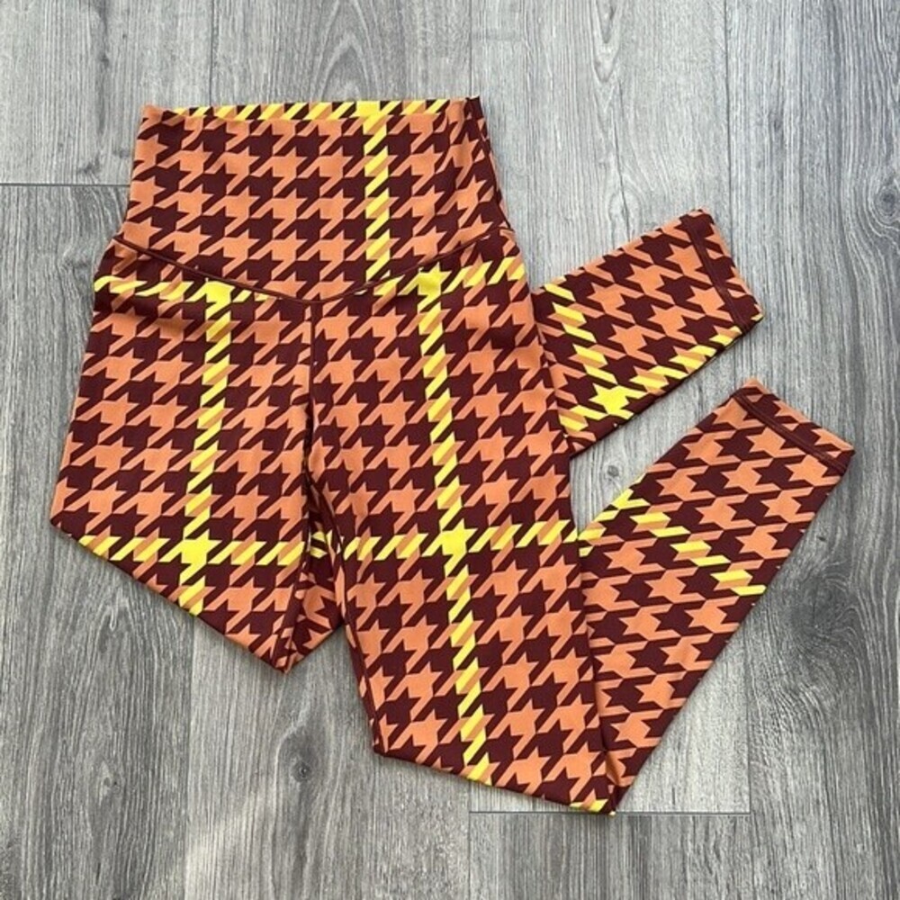 Aerie OFFLINE Real Me Xtra High Rise Legging Sz Small Houndstooth Activewear Gym